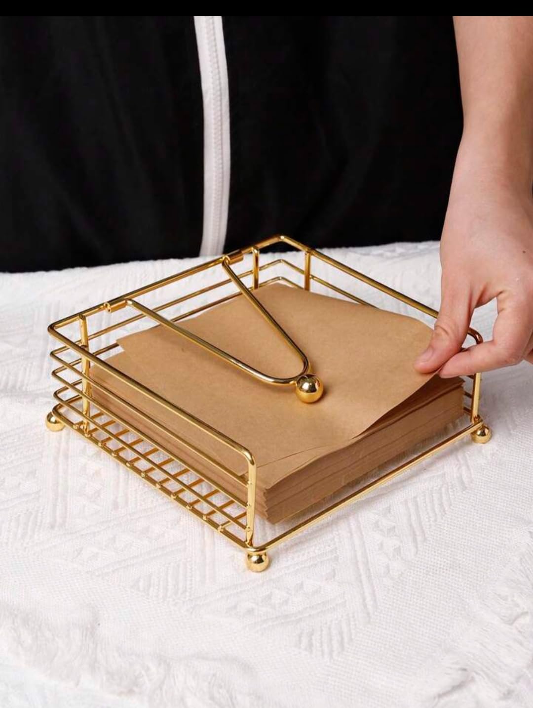 Modern Iron Napkin Holder - Design for Kitchen & Dining Table